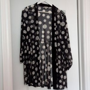 Sheer jacket shoulder cover 1x